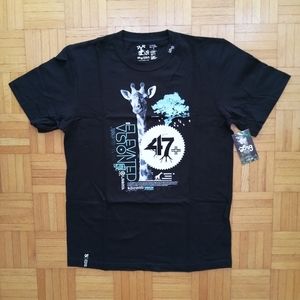 LRG Y2K Black T-shirt Small NWT